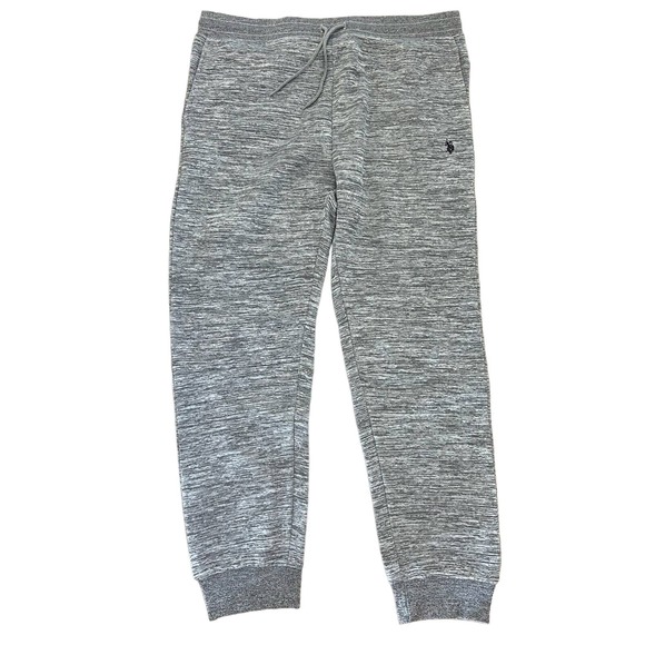 U.S. Polo Assn. Jogger's Sweatpants - Heather Gray - Size XL* M554 - Picture 1 of 6